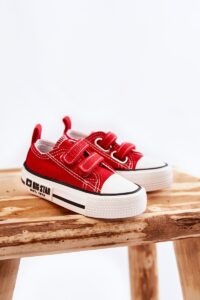 Kids fabric sneakers with Velcro BIG
