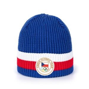 Knitted winter beanie from the Olympic collection ALPINE PRO