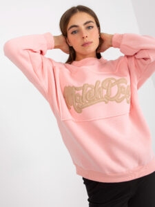 Light pink hoodie with