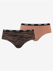 Set of two brown women's panties