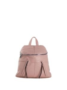 Light pink quilted eco-leather