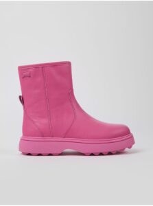 Pink Girls' Ankle Leather Shoes Camper