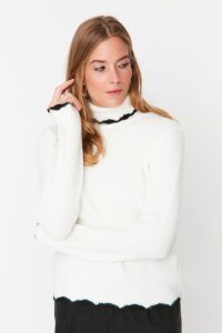 Trendyol Sweater - Ecru -