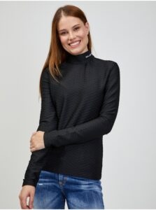 Women's Black Long Sleeve T-Shirt KARL