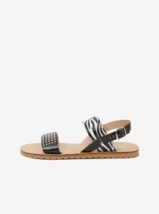 Black Girl Patterned Sandals Replay