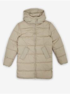 Tom Tailor Light Grey Girls' Quilted Winter Coat with