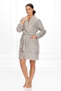 Grey bathrobe Thira
