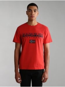 Red Men's T-Shirt NAPAPIJRI