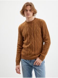 Brown Men's Sweater with Tom Tailor
