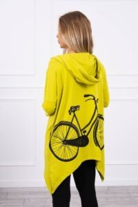 Sweatshirt with cycling print