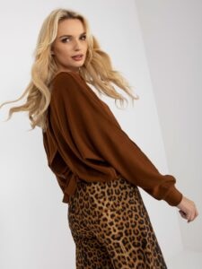OCH BELLA brown blouse with