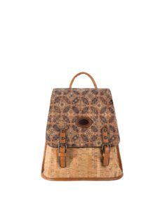 Light brown women's backpack with