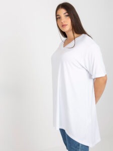 Plain white blouse plus sizes