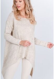 Women's asymmetrical sweater -