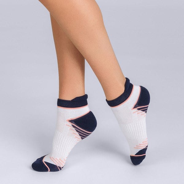 DIM SPORT IN-SHOE MEDIUM IMPACT 2x - Športové dámske ponožky