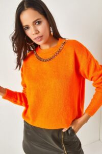 Olalook Sweater - Orange -