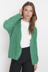 Trendyol Green Oversize Knitwear