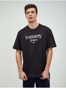 Black Men's T-Shirt Tommy Jeans