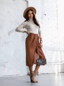 Brown skirt Cocomore