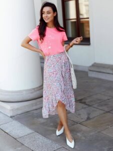 Pink skirt Yups awd0464a.