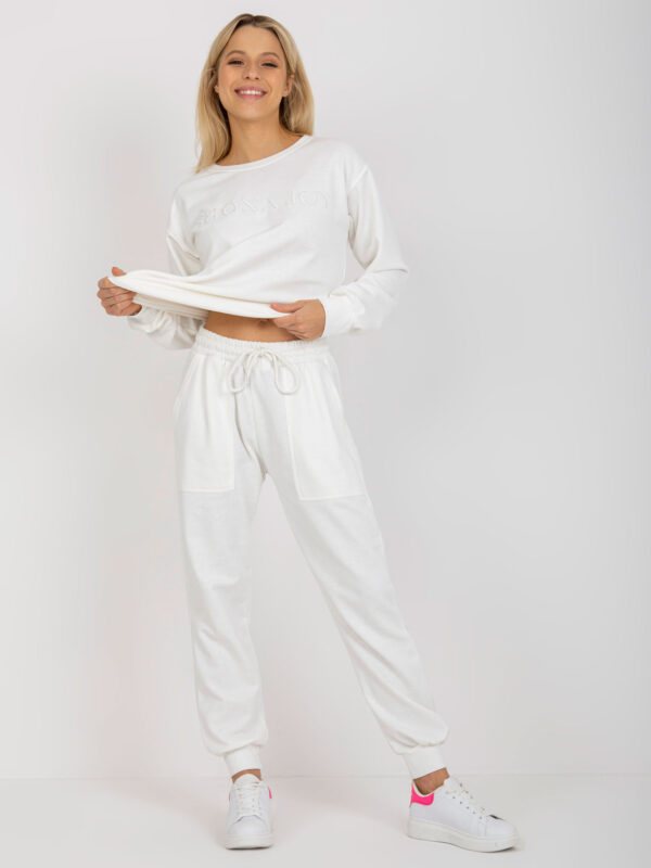 Two-piece tracksuit Ecru with