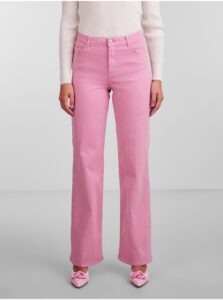 Pink Women Wide Jeans Pieces