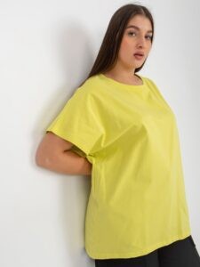 Lightweight lime women's t-shirt plus