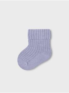 Purple girls' socks name it