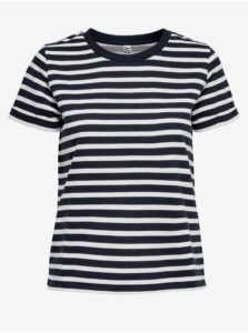 White and blue striped T-shirt JDY