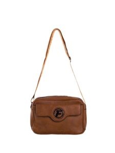 Brown messenger bag with