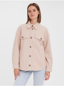 Light pink shirt jacket VERO MODA