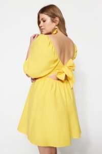 Trendyol Curve Yellow Back Detailed