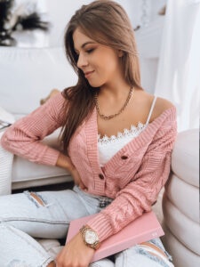 Women's sweater DESTANY pink