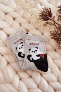 Women's funny socks Panda V