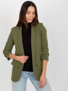 Lady's elegant jacket without fastening