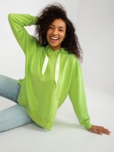 Light green hoodie with