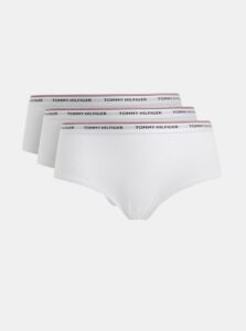 Set of three panties in white Tommy