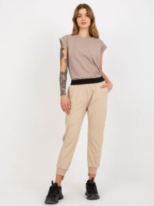 Women's basic sweatpants with pockets