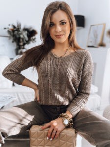 Women's sweater WELLMA beige