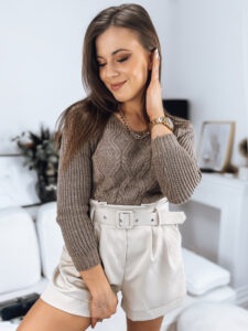 Women's sweater DAFFNE beige