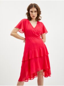 Orsay Dark pink Women Ruffle Dress -