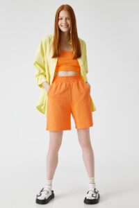 Koton Shorts - Orange - High