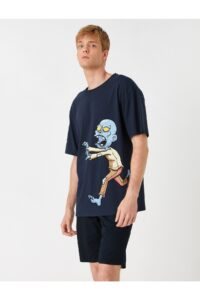 Koton T-Shirt - Navy blue