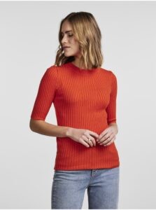 Red Womens Ribbed Light Sweater Pieces
