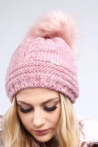 Dark pink women's cap for