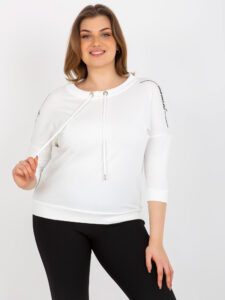 Women's blouse plus size with 3/4