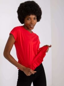 Blouse red Mayflies