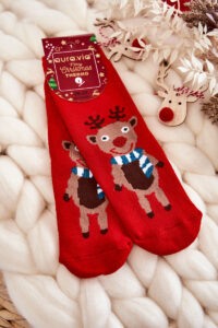 Children's thermoactive Christmas socks