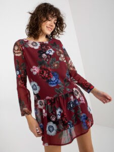 Women's floral mini dress with