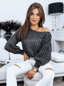 Women's sweater LEILA dark